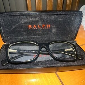 Ralph Lauren Black Eyeglasses w/ Original Case